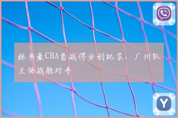 林书豪CBA首战得分创纪录,广州队主场战胜对手